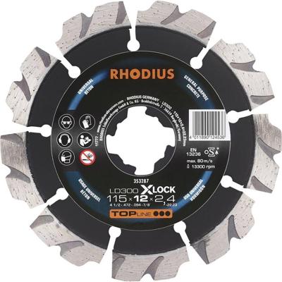 Rhodius LD300 X-LOCK 353287 Diamanten doorslijpschijf 1 stuk(s) Beton