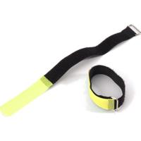 Adam Hall VR2530YEL kabelbinder klittenband 300 x 25 mm geel - thumbnail