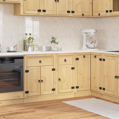 Kast met lade Honing 40 x 46 x 81,5 cm Massief grenenhout Kast met lade Honing 40 x 46 x 81,5 cm Massief grenenhout