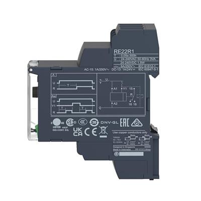 Schneider Electric RE22R1AMR RE22R1AMR Tijdrelais Monofunctioneel 1 stuk(s) Tijdsduur: 0.05 s - 300 h 1x wisselcontact Piece