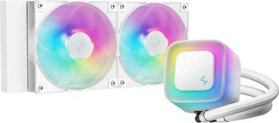 DeepCool LE240 WH V2 Processor Alles-in-één vloeistofkoeler 12 cm Wit 1 stuk(s)
