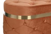 Kruk DKD Home Decor Groen Oranje Gouden Hout MDF 80 x 47 x 43 cm (2 Stuks) - thumbnail