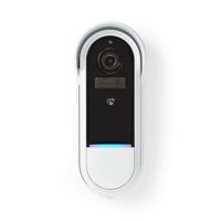 SmartLife Videodeurbel | Wi-Fi | Batterij Gevoed / Transformator | Android / IOS | Full HD 1080p | Cloud / microSD (niet inbegrepen) | IP54 | Met bewegingssensor | Nachtzicht | Wit - thumbnail