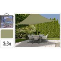 Schaduwdoek vierkant 3 x 3 meter - olijfgroen - thumbnail
