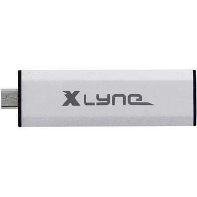 Xlyne OTG USB-stick smartphone/tablet Zilver 32 GB USB-A 3.2 Gen 1, Micro-USB 2.0