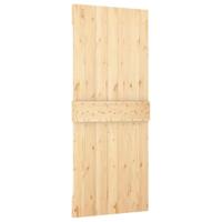 Deur 85x210 cm massief grenenhout - thumbnail