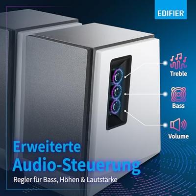 Edifier R1700BT Speakerset Zilver/Wit - thumbnail