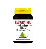 SNP Resveratrol + vitamine C 150mg puur 60 Vegetarische capsules - thumbnail