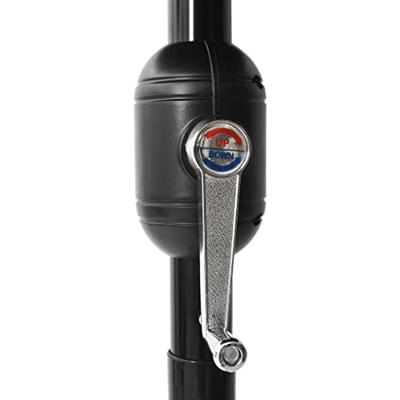 VidaXL Parasol 3-laags met aluminium paal 2 m zandkleurig