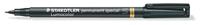 Staedtler Lumocolor permanent special S 319 S-9 Permanent marker Zwart Watervast: Ja - thumbnail