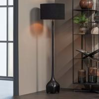 WOOOD Vloerlamp 'Foss' 129cm, kleur Antique Zwart (excl. kap) - thumbnail