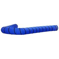 VidaXL Hondentunnel ø 55x1000 cm polyester blauw - thumbnail