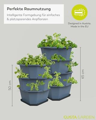 Gusta Garden - Paul Potato - Stapelbare Aardappeltoren - 4 Niveaus