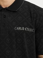 Carlo Colucci / poloshirt Polo in zwart - thumbnail