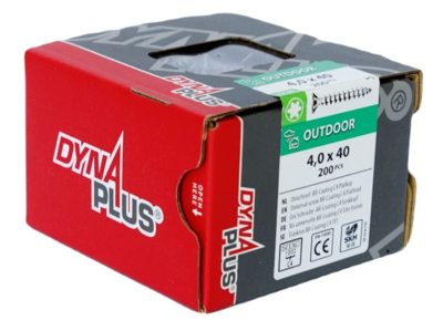 Dynaplus Unischroef Ar-Coating Pk Torx TX20 4.0X40 | 200 stuks - 0281.08.25601