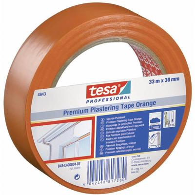 tesa Winterband 4843-04-02 Gipstape Oranje (l x b) 33 m x 30 mm 1 stuk(s)