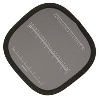 Helios opvouwbare grijskaart 30cm met schaal - thumbnail