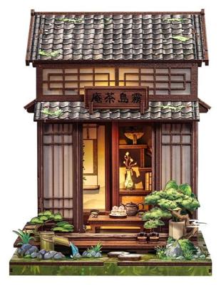 Miniature House Model Kit Kirishima Cha-an 19 x 14 cm