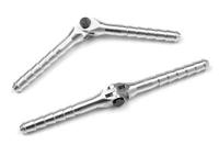 Aluminium stiftscharnier - Dia. 3x50mm - Demountable - 2 st - thumbnail