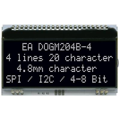 DISPLAY VISIONS 7-segments-display 4.80 mm 3.3 V, 5 V Aantal cijfers: 4 EADOGM204S-A