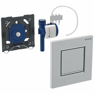 Geberit Type 20 (ex Type 30) urinoir bedieningsplaat wit-chroom