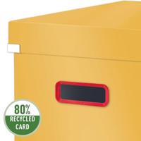 Leitz Cosy Click & Store kubus grote opbergdoos, geel - thumbnail
