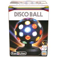 Fun Lites Disco LED-Bol 15 cm Zwart - thumbnail