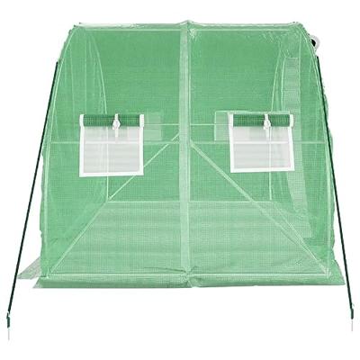 VidaXL Tuinkas met stalen frame 6 m² 3x2x2 m