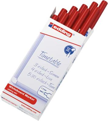 Whiteboard-marker Edding 661 Rood Whiteboard (10 Stuks) Whiteboard-marker Edding 661 Rood Whiteboard (10 Stuks)