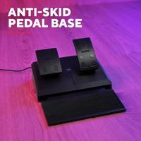 Trust GXT 289 Movi Zwart USB Stuur + Pedalen - thumbnail
