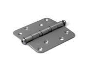 DX kogellagerscharnier - 89x89 mm - afgerond - RVS geborsteld - thumbnail