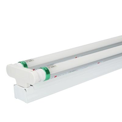 LED TL armatuur 150cm dubbel - T8 (G13) - 60 Watt 9600 lumen (160lm/W) - 4000K neutraal wit (840) - Flikkervrij - IP20 Stofdicht LED TL armatuur 150cm dubbel - T8 (G13) - 60 Watt 9600 lumen (160lm/W) - 4000K neutraal wit (840) - Flikkervrij - IP20 Stofdicht