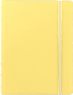 Filofax notitieboek Classic Pastels A5 kunstleer geel