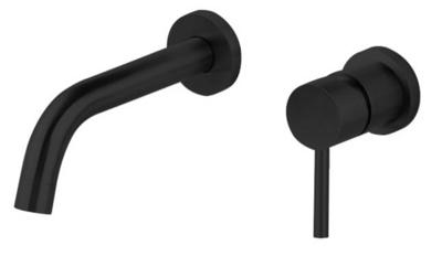 Inbouw Wandmengkraan Best Design Nero Pola Mat Zwart