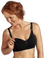 Borstvoedings- & zwangerschapsbeha met vormgeheugen CARRIWELL zwart - thumbnail