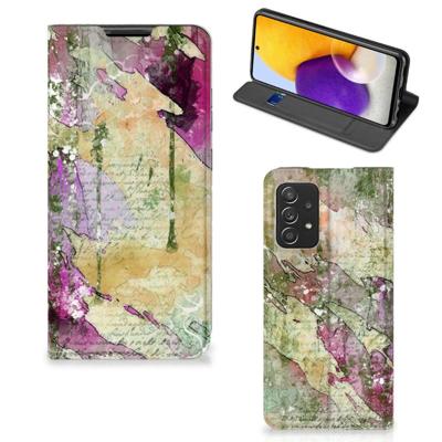 Bookcase Samsung Galaxy A72 (5G/4G) Letter Painting Bookcase Samsung Galaxy A72 (5G/4G) Letter Painting