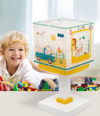 Dalber Kinderkamer tafellampMy Farm geel met wit - 63401