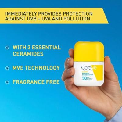 CeraVe Invisible Hydrating Fluid Sunscreen SPF50