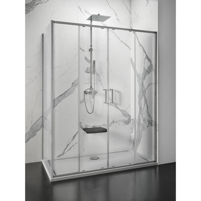 Douchecabine Lacus Stromboli Evo Aluminium profiel Chroom (alle maten) Douchecabine Lacus Stromboli Evo Aluminium profiel Chroom (alle maten)