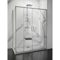Douchecabine Lacus Stromboli Evo Aluminium profiel Chroom (alle maten) - thumbnail