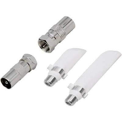 BKL Electronic 0403524 Coax/F-vensterdoorvoerset Vensterdoorvoer Aansluitingen: F-stekker, F-bus, Coax-stekker IEC, Coax-bus IEC 1 stuk(s)