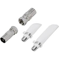 BKL Electronic 0403524 Coax/F-vensterdoorvoerset Vensterdoorvoer Aansluitingen: F-stekker, F-bus, Coax-stekker IEC, Coax-bus IEC 1 stuk(s) - thumbnail