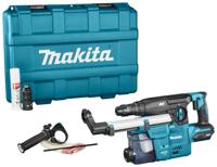 Makita HR009GZ02 Accu combihamer SDS-Plus 3,9J + snelwisselboorkop + stofafzuiging XGT 40V Max Basic Body in koffer - thumbnail