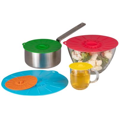 Sareva Siliconen Vershouddeksels - Vacuum - 5 stuks