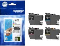 Brother inktcartridge, 200 pagina's, OEM LC-421VAL, 4 kleuren - thumbnail
