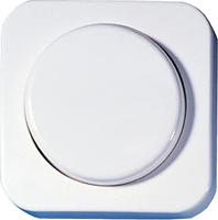 Opus Basic afdekking voor draaidimmer en potentiometer polarwit - thumbnail