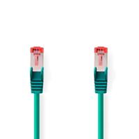 Nedis CAT6 Netwerkkabel | RJ45 Male | RJ45 Male | S/FTP | 0.25 m | Rond | LSZH | Groen | Label - CCGL85221GN025 - thumbnail
