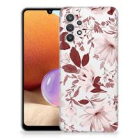 Hoesje maken Samsung Galaxy A32 4G | A32 5G Enterprise Editie Watercolor Flowers - thumbnail