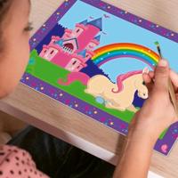Ravensburger creart schilderen op nummer - magische eenhoorns - thumbnail