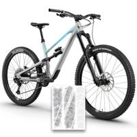 Unleazhed Frame Protection Film Monstera black glossy - thumbnail